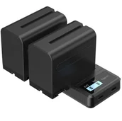 Akumulatory do aparatów dedykowane - Smallrig Zestaw akumulatorów 2szt NP-F970 z ładowarką [3823] - miniaturka - grafika 1