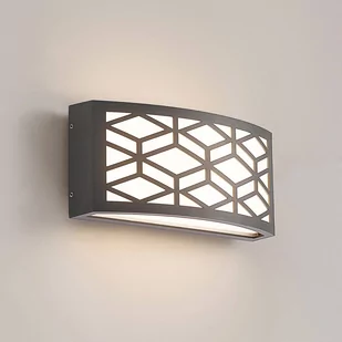 Lindby Jakari kinkiet zewnętrzny kątowy sześciokąt - Lampy ogrodowe - miniaturka - grafika 3