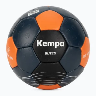 Piłka do piłki ręcznej Kempa Buteo ciemny turkus/pomarańczowa rozmiar 2 - Piłka ręczna - miniaturka - grafika 1