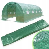 Szklarnie ogrodowe - Pokrycie do tunelu szklarniowego 4iQ 24m2 PREMIUM Green 3x8m - miniaturka - grafika 1