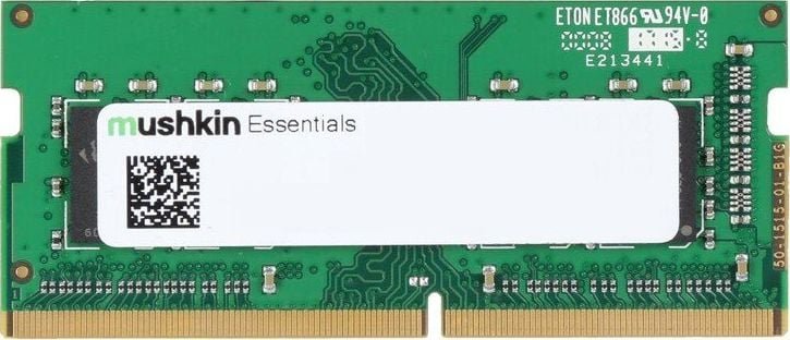 Pamięć do laptopa Mushkin Essentials, SODIMM, DDR4, 16 GB, 3200 MHz, CL22 MES4S320NF16G MES4S320NF16G