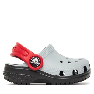 Klapki Crocs Toddler Retro Sport Classic Clog 211265 Szary - Buty dla chłopców - miniaturka - grafika 1
