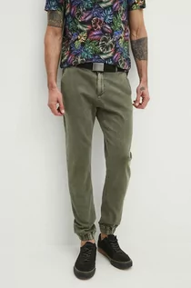 Spodnie męskie - Medicine jeansy męskie kolor zielony - grafika 1