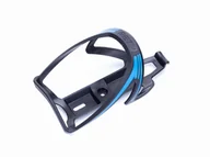 Shakery i bidony sportowe - Koszyk bidonu plast. BETO czarny z niebieskimi wstawkami - miniaturka - grafika 1