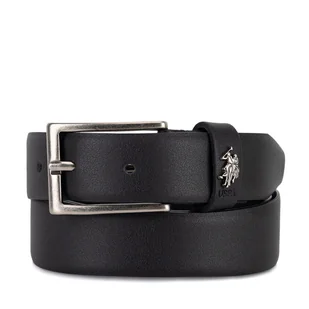 Pasek U.S. Polo Assn. AIUXT2375MHN Czarny - Paski - miniaturka - grafika 1
