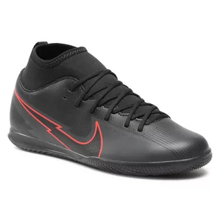Buty dla chłopców - Buty Nike - Jr. Superfly 7 Club IC AT8153 060 Black/Black/Dk Smoke Grey - grafika 1