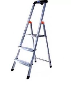 Krause SAFETY Drabinka wolnostojąca 3 stopnie 126313 - Drabiny - miniaturka - grafika 2