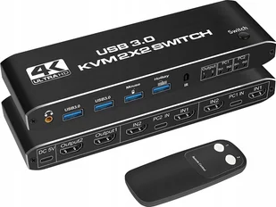 Przełącznik Pawonik JL-4K0202K3 - Przełączniki KVM - miniaturka - grafika 1