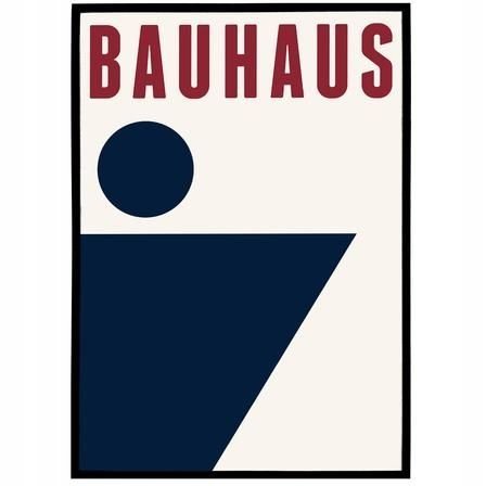 PODKŁADKA POD MYSZ Z Nadrukiem 22x18 cm Bauhaus Exhibition Tekst Prezent