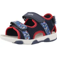 Sandały damskie - Sandały Geox Model B Sandal Multy Boy Kolor Niebieski - miniaturka - grafika 1