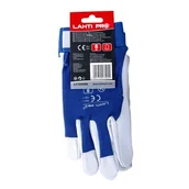 Rękawice robocze - Rękawice ze skóry koziej LAHTI PRO granatowe 11 - miniaturka - grafika 1