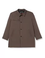 Płaszcze męskie - bugatti Płaszcz męski trencz, szarobrązowy, 52 - miniaturka - grafika 1