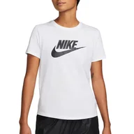 Koszulki sportowe damskie - Koszulka damska Nike Sportswear Essentials DX7906-100 - biała - miniaturka - grafika 1