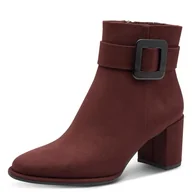 Kozaki damskie - Marco Tozzi Damskie 2-25338-43 modne kozaki, bordowe Comb, 38 EU, Bordeaux Comb, 38 EU - miniaturka - grafika 1