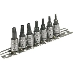 Topex Nasadki z końcówką torx z otworem 39D378 - Klucze i nasadki - miniaturka - grafika 1