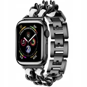 Akcesoria do smartwatchy - Bransoleta Stalowa Pasek Do Apple Watch 38 40 41Mm - miniaturka - grafika 1