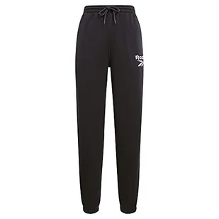 Reebok Damskie spodnie dresowe z polaru Ri Bl, Czarny, XXL - Spodnie damskie - miniaturka - grafika 1