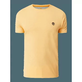 Koszulki męskie - T-shirt o kroju slim fit z bawełny - Timberland - grafika 1