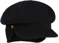 Czapki dla dzieci - Czapka Newsboy Camilla by Mayser, ciemnoniebieski, M (56-57 cm) - miniaturka - grafika 1