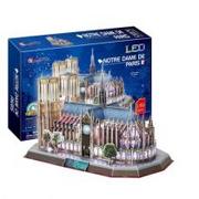 Puzzle - Dante PUZZLE 3D KATEDRA NOTRE DAME 149 EL PODŚWIETLANA LED - miniaturka - grafika 1