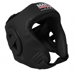 Masters FIGHT EQUIPMENT Kask ochronny, KTOP-PU czarny, rozmiar M - Kaski bokserskie i maski - miniaturka - grafika 1