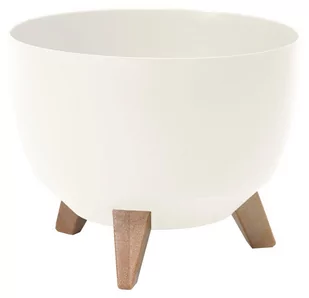 LAMELA Donica MISA ROMA śr. 29 cm kremowa - Donice - miniaturka - grafika 1