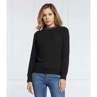 Swetry damskie - Liu Jo Sweter | Slim Fit | z dodatkiem wełny - miniaturka - grafika 1