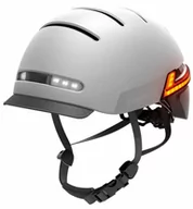 Kaski rowerowe - Kask Rowerowy Livall BH51M Neo BT/LED/SOS Rozm.L Szary - miniaturka - grafika 1