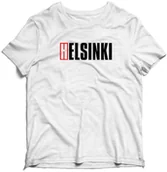 Gadżety dla niej i dla niego - KOSZULKA DOM Z PAPIERU LA CASA DE PAPEL MĘSKA HELSINKI - miniaturka - grafika 1