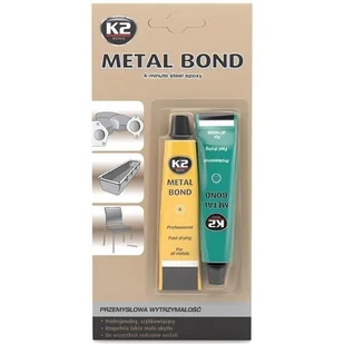 K2 METAL BOND 57ml: Dwuskładnikowy klej do metalu B116 - Płyny eksploatacyjne do aut - miniaturka - grafika 4