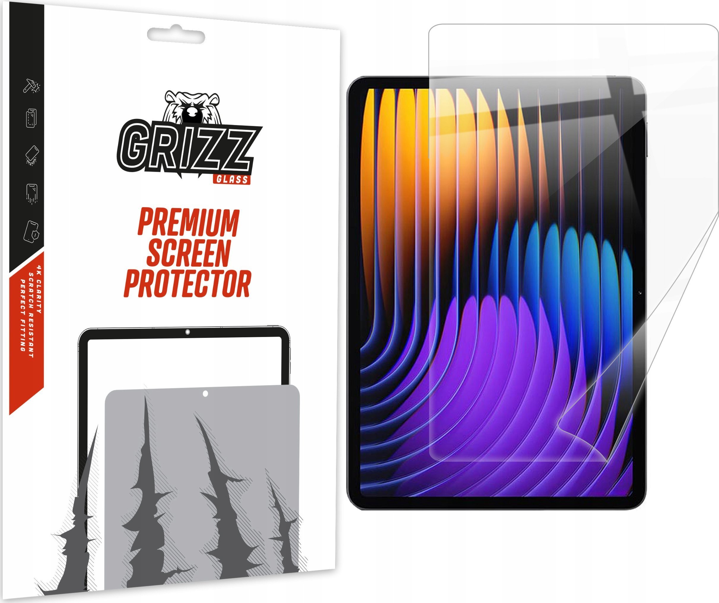 Szkło hybrydowe GrizzGlass HybridGlass do Xiaomi Pad 7 Pro GRZ12100