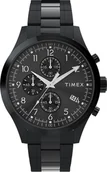 Zegarki męskie - Zegarek Timex TW2Y01600 Dress Chronograph 43mm Stainless Steel Bracelet - miniaturka - grafika 1