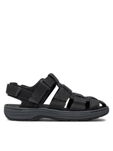 Clarks Sandały Saltway Cove 26176899 Czarny - Sandały męskie - miniaturka - grafika 1