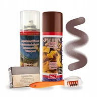 Środki do obuwia i ubrań - Renowator Brązowy z Impregnatem Gumką i Szczotką do Zamszu Palc Zestaw 4w1 - miniaturka - grafika 1