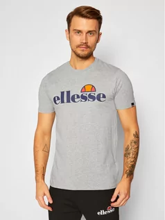 Koszulki męskie - Ellesse T-Shirt Sl Prado SHC07405 Szary Regular Fit - grafika 1