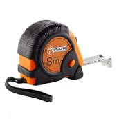 Poziomice, łaty, miary - Polax Miara zwijana taśma gumowana 8m Х 25mm - miniaturka - grafika 1