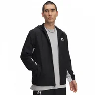 Kurtki męskie - Męska kurtka wiatrówka Under Armour UA Rival Woven - czarna - miniaturka - grafika 1
