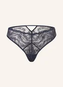 Majtki damskie - Calvin Klein Figi Sensual Stretch Lace blau - miniaturka - grafika 1