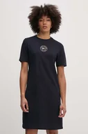 Sukienki - Tommy Hilfiger sukienka bawełniana kolor granatowy mini prosta WW0WW43653 - miniaturka - grafika 1