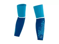 Ściągacze i opaski sportowe - COMPRESSPORT Rękawki kompresyjne ARMFORCE ULTRALIGHT estate blue - miniaturka - grafika 1