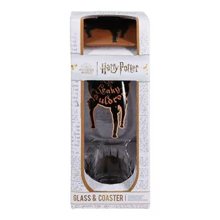 Zestaw prezentowy Harry Potter "Dziurawy kocioł": szklanka plus podstawka / Harry Potter Leaky Cauldron Glass and Coaster Set - Szklanki - miniaturka - grafika 1
