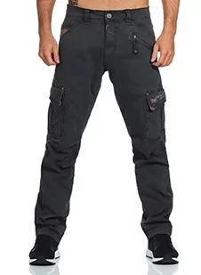Timezone Regular Rogertz męskie spodnie rekreacyjne, Washed Olive, 33W / 36L - Spodenki męskie - miniaturka - grafika 1