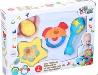 Grzechotki dla dzieci - Lets play Zestaw 4 grzechotek Piesek - miniaturka - grafika 1