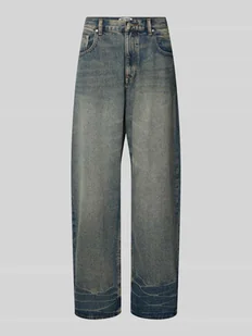 Jeansy o luźnym kroju z 5 kieszeniami - Spodnie męskie Jeansy o luźnym kroju z 5 kieszeniami - Spodnie męskie - miniaturka - grafika 1