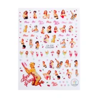 Ozdoby do paznokci - Naklejki na paznokcie samoprzylepne pin up CA-254 - miniaturka - grafika 1
