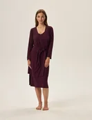 Bielizna nocna - Szlafrok damski Fleur L/XL - miniaturka - grafika 1