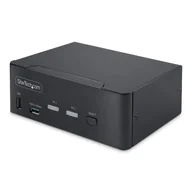 Przełączniki KVM - StarTech 2-Port Dual-Monitor DP 1.4 KVM Switch przełącznik KVM P2CDD143-KVM-SWITCH - miniaturka - grafika 1