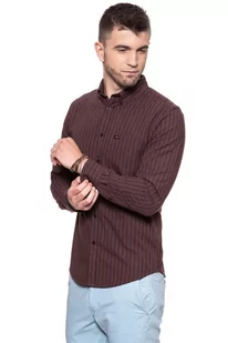 Lee, Koszula męska, Button Down Aubergine L880Zmka, rozmiar S - Koszule męskie - miniaturka - grafika 1