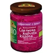 Koncentraty warzywne, przeciery - Kowalewski Kapusta kiszona czerwona 400 g Bio - miniaturka - grafika 1