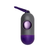 Woreczki na psie odchody - Zestaw Etui Z Woreczkami Na Psie Odchody - Fioletowy - miniaturka - grafika 1